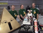 The team show the insides of Tut's Revenge