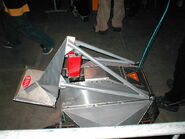 Scraptosaur at the Dutch Robot Games in 2003