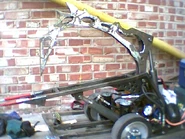 Close-up of King Ludd's lifter and crushing claw