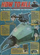 "How to Kill Sergeant Bash", an article from Robot Wars Magazine showing Sergeant Bash's weaknesses