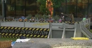 Bigger Brother on Big Brother, in the arena with the housemates' RC cars