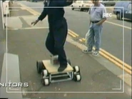 Tantrum videodiary 2.png (672 KB) Tantrum is 'ridden' down a Brighton street, in a clip from the team's video diary shown on Robot Wars Revealed