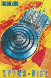 Poster of Series 4's Hypno-Disc from  of the Robot Wars Magazine