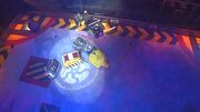 All six competitors early in Round 1 of the Annihilator