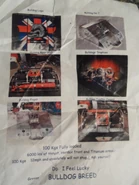 A flyer of Bulldog Breed from the Robo Challenge European Championship in 2007
