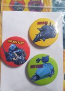 Three of the House Robot badges