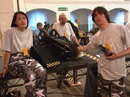 Team Disruptor, with their machine