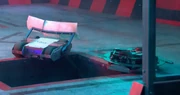 Both robots barely miss the Pit