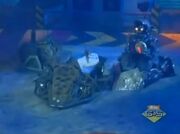 The House Robots attack the immobile Spin Doctor