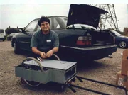 Peter Reynolds with ORAC at the Series 2 auditions