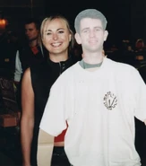 The cardboard cut-out of Mike Evans in Series 3