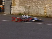 Tornado fights Hypno-Disc in the year 2000