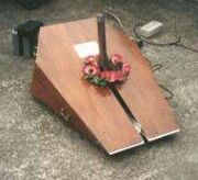 Undertaker decorated and armed with a different axe