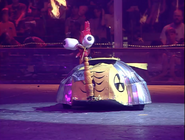 Robochicken in the arena for Round 2, Series 4