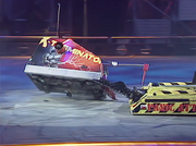 Panic Attack lifts X-Terminator up with its forks