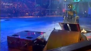 Refbot watches Maximus, before going to count out Niterider