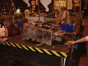 The Scrapper in the pits without its top armour