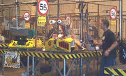 Robochicken (and Panic Attack) in The Pits during Series 7