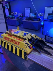 Panic Attack on display in the NHRL Bot Museum, July 2022