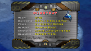 Pussycat's statsboard in Extreme 1/Series 5, with an official photo of the Series 5 incarnation