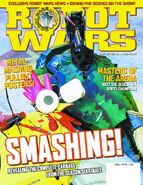 Robochicken on the cover of Robot Wars: The Official Magazine (Issue 6)