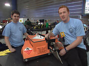 The Duncanson cousins in the pits with Agent Orange