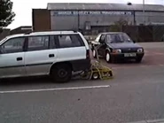 Centurionpushacar.jpg (100 KB) Centurion pushes a car in testing