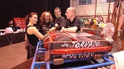 Team Tornado with their robot in Series 7