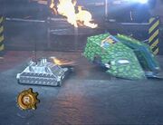 Hypno-Disc rips the side panel off Raizer Blade