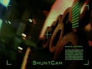 An onboard view of Shunt as he is knocked off the Sumo ring