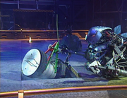 Sir Killalot lifts Weeliwako out of the Pit...