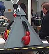 Eubank the Mouse in the Pits during Series 1