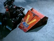 V-Max rams Refbot as it attempts to get away