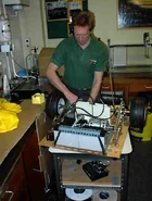 Steve Fearn working on an early version of Infinity