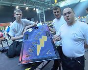 Team Knightmare in Series 4 with their robot