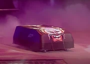 Shogun enters the arena before the Gauntlet