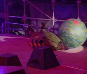 Sergeant Bash tries and fails to pin Psychosprout