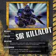 Sir Killalot stat card