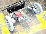 Roadblock's internals, sourced from an electric wheelchair