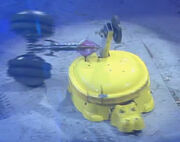 Stinger attacks Hippobotomus