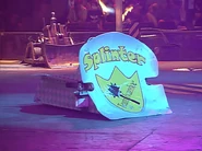 Splinter in the arena in Series 4 in Round 1
