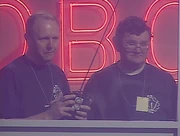 The team at the controls during the Scrapper vs