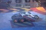 Black Widow and Rocky-Bot-Boa push Sir Force A Lot together