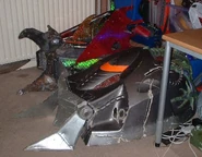 Dreadnaut XP1 with Chompalot; note the battle damage from Series 4