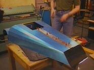 Anvil before being decorated with the RAF symbols