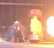 Matilda flips Wheely Big Cheese after being slammed in by Tornado