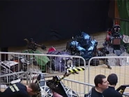 Display of House Robots at the Robot Roadshow charity event, Worthing, 2002