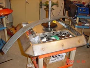 Propeller-Head during construction, before being painted