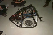 The Black Beast without its armour during the build process