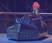 The Steel Avenger in the arena in Series 3